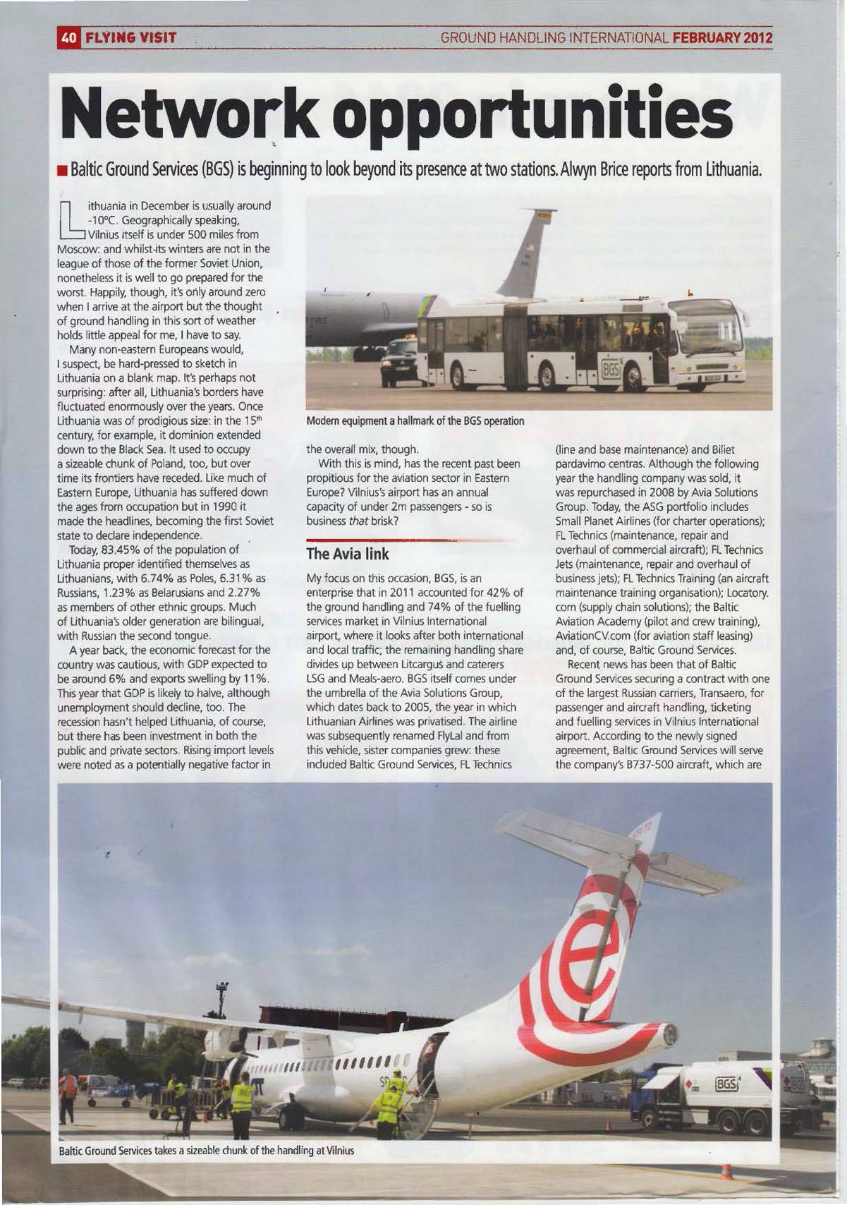 Ground Handling International — Feature — Ground Handling International